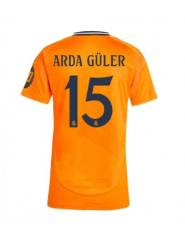 Real Madrid Arda Guler #15 Auswärtstrikot für Frauen 2024-25 Kurzarm